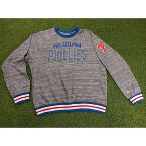 Philadelphia Phillies Baseball MLB Sweatshirt Mens Large Gray Athleisure New Era